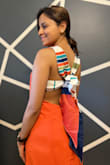 I liked the colour a lot. I wanted something like this and found it in lulus and it fits well a little tight around the waist but it's okay. - Ashwini S.