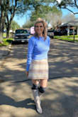 Just as pictured. Though, it is a little bit more "fluffier" than I'd like. I prefer more form fitting, but cute and comfy besides my own personal preference - Hollie H.