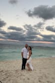 Bought this dress for vacation originally in a small and the bust was popping open bought a medium in the white and fell in love - Rachel L.