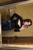 Comfy material! The midsection is kinda sheer so beware but love it & it has built-in padding! 10/10 - Olivia B.