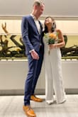 I wanted something simple for my wedding day that wasn't too heavy or too much and this was it! It was so beautiful and I'm surprised at how thick the material was! I was nervous if it would be see-through but it wasn't!!!! I'm definitely going to get my wedding dress for the reception from Lulus! - Layal A.