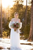 This was my favorite dress at Lulus. It was perfect for my winter elopement. I was able to layer underneath to stay warm. Only alteration that I had done was hemming the bottom. Easy to get in and out of as well as hike in - Liz G.