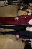 Wore this to a black-tie wedding. For me being short it fit perfectly without alterations. A little more cleavage than I'm used to showing. It showed a bit more than I thought the model did as well as leg but still liked it and felt it fit the occasion. - Elizabeth Y.