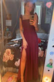 I love it! I bought it for prom and the dress looks great on me. I'd definitely recommend it for tan skin tones. - Joelle W.