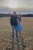I loved this dress I wore it for my engagement pictures and the color is so pretty! - Rachel M.