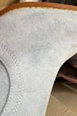 When I received them one of the booties has a mark on them and looked worn at the bottom. - Latosha D.