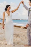 I bought this dress for my beach wedding. People raved about it! They couldnt believe I got in at Lulus! I loved this dress so much! I had to get the straps and the front back of the dress altered. It was perfect and affordable for my wedding! - Natalie G.