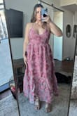 I was thinking of wearing this to a spring wedding but it just wasn't giving me what I wanted the dress to do. The material is bulky and a little scratchy. The top of the dress gives very "meh" structure and absolutely zero support or lift for the girls. I think this dress would be okay for a beach wedding but otherwise I just didn't give me what I was looking for. - Sydney B.