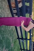 This dress for prefectly and was so conformable, the color is gorgeous and it fit just right all over. It wasnt too tight, it higged curves and was flattering. I'm a little chinky right now after having a baby and this dress made me feel wonderful - Yenia S.