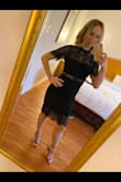 I wore this to a wedding and it was the perfect cocktail dress. Not too short, sexy, and modest at the same time, great stretch, and is so comfortable to eat and dance in. I paired it with stilettos from Lulus also. Love! - Jessie C.