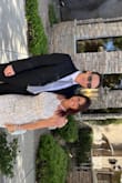 Fits true to size. Wore to a fancy Anniversary party. It was perfect. It has some give to it, so you don't feel constricted. I definitely recommend! The length was perfect for me. - Donna B.