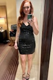 I rarely have a reason to get fancied up, but this dress was perfect for a recent weekend away. I was worried it would be uncomfortable with the sequins, but it wasn't at all. Great fit - five stars for sure. Can't wait for another reason to wear it! - Erin P.
