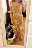 I really loved this dress and it fit great, which is hard to find considering I'm so petite. The only reason I returned it is because I didn't like the color on my skin tone. - Sean S.