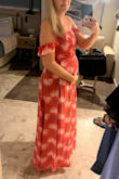 I purchased this outfit for a vacation in Mexico. It is not technically made for maternity, but fit so well over my little bump. The colors and fit were perfect. - Bethany B.