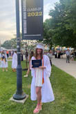 Great dress but appears yellowish in photos&was a little disappointed in that when graduation pictures came out. - Jennifer W.