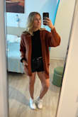 This is the best layering cardigan and it is SO comfy! Not at all itchy. Love it. - Brittany J.