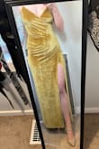 This recommended I get a medium even though I normally wear large and it feels perfect! Its so comfy and I feel awesome in it. Such a good deal too! This was taking it right out of the bag so I need to smooth it a bit at the bottom but thats it - Jessica C.