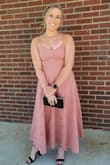 I wore this for a wedding in the summer and I loved it! Especially because it has pockets and the color is beautiful! - Brittany F.