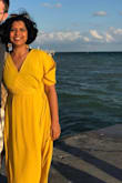 Love the color and the wrap-around style! Wore it during my beach vacation. Comfy and cute! - Charuta K.