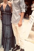 I bought this dress for a friend's wedding, it was in Florida and it was the perfect length and fit for my body. I didn't feel like the top was loose in any way which I feel like this is always a problem for me. But the material is a thick material which was perfect for the occasion. 10/10 recommend. - Bridget M.