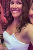Lots of stretch, and lined so its thick in the right way. Really comfortable. Got so many compliments, its really cute and fun. I wore it on a girls trip to Cancun, but would be perfect for a Bride to Be! There are stickies in the bra part so it doesnt slip or move around. - Jess A.