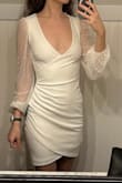 It's a cute dress, exactly what I expected. I would rather order s size - Yulia L.