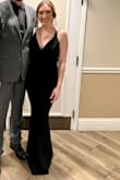 I wore this dress as a bridesmaid for my friend's "black tie invited" wedding and it was perfect! It fit perfectly, just needed to be hemmed as it's pretty long. - Gabby D.