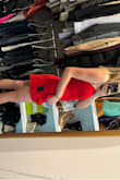 Very comfy but runs a little big. I don't know if it would've fit if I sized down. I have super small boobs and can't fill the top out or the but in the back. - Heather D.