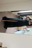 The dress looks like the photos and feels like good quality! Its long on me, but I am pretty short so I expected that. My only complaint is that the straps are really long on me so I'll have to get those taken in when I get it hemmed. - Zoe B.