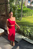 This dress was perfect for a wedding in Mexico! It fit like a glove ran true to size and I got so many compliments! Highly recommend! - Olivia S.