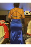 Love this dress, material is stretchy, and very comfortable, I am 4'11, so I only had to cut about 4 inches - Isela V.