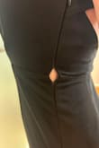 The dress zipper was a little bit hard to zip up when I tried the dress on, but on the day of my event, it was impossible to pull over the transition of the seams. The zipper teeth ended up turning inside out when I finally pulled the zipper over that spot, resulting in a hole in the side and the zipper being stuck, i.e. I couldn't take the dress off and I didn't want to keep it on with a hole in the side. After countless tries to not break the zipper, I finally pulled it down and the entire zipper came off! I was completely disappointed that the zipper would be so cheap that it would actually malfunction because it's not like the dress was cheap at $92. Unless you are prepared to drop everything and buy a new dress hours before your event, DON'T BUY THIS DRESS, IT IS CHEAPLY MADE AND UNRELIABLE. I hope I get my money back for this horrible experience and horrible quality. So stressful. - Michelle F.