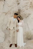 This dress was amazing! I was going for an elegant and classy look for redo wedding pictures and this dress was literally perfect! The material was stretchy and heavy so it didn't wrinkle at all. I got a size small which fit perfectly! - Shelby R.