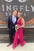 Our bride let us pick our dresses, and this one was perfect for me! It was a little big around the rib cage but still worked great. Love the color and the slit was a nice bonus. - Bridgett M.