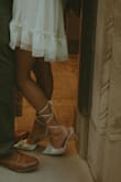 They are so pretty, classy, and comfortable! Perfect for any bride for any occasion! The only flaw is that the satin straps fall down if you don't tie them super tight but overall 4/5 stars. - Alyssa C.