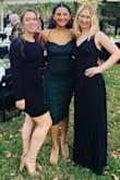 I love this dress so much. I wish it came in a short sleeve too. The fabric is like butter. It's a little clingy, but also pretty forgiving. It's perfect to dress up for a wedding or to keep semi-casual. - Leandra M.