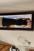 Great fit very comfortable, nice material, figure flattering, I usually wear a size 4, 130lbs hourglass shape. A little stretchy, Great fit. - Katherine L.