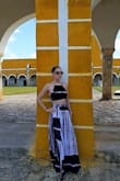 Love this set! Beautiful, comfortable, and well-made. Wore it on a 12-hour tour in Mexico and it was perfect for all-day wear. I hemmed the skirt about an inch to wear with flats and used fashion tape on the sides/under the arms of the top to stop it from puckering. Received lots of compliments too :) - Cynthia S.