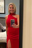 This dress was a hit! Loved how it looked and was very flattering. The material was excellent quality. I was very happy with my purchase! I received a lot of compliments. Will definitely be ordering from Lulus again! - Molly B.