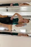This too is absolutely stunning. My only complaint is that the body suits are never long enough for my torso. I had to tuck in the bottom because if I snapped it the whole front pulled down too much and flattened out my boobs - Angie Z.