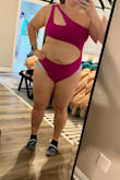Ummm this comes with zero padding at all!! Also if you have a longer torso it's a no go! This was just a no for me! - Shelby V.