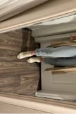 I love these shoes and have had them for a few years! Over time they have gotten a wrinkle on the top but nothing to bad. Over all I love these shoes! - Kaleigh O.