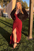 Absolutely loved this dress, fit great, slit was just low enough that's shapewear didn't show - Brenna C.