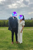I wore this pants for a semi formal outfit and it looked very good. The fabric is nice and it's not see through. I love that the fit is lose but still flatering - Daniela V.