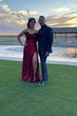 This dress is Stunning, wore to a wedding had lots of compliments fits perfect and the material is beautiful. - Sylvia C.