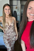 Absolutely drop dead gorgeous dress. I never leave reviews, but this dress deserved it! I got a small because I wanted it tight, and it ended up being a tad short, but no one noticed because the fit was 10/10 - Katherine S.