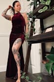 I loved this dress, I received so many compliments. I did need a few alterations because I have a smaller chest. However, I wouldn't change the size I ordered. - Tara P.