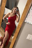 I bought this red dress for a Mardi Gras ball and it was perfect!  It was so comfortable and so flattering! - Lauren L.