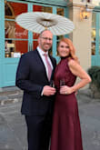 I am so happy with this dress. The small fits perfectly and I didn't need it hemmed with 2.5" heels (I am 5'5). I agree with the other reviews it is elegant, kinda old Hollywood vibes, and so nice to be able to wear a normal bra, nothing complicated needed. I highly recommend if you order it, immediately go purchase a small travel steamer from the mail order company we all know and love, they have a great one for about $25 that worked very well. I did have to steam this dress completely four times over two days to get all the packing wrinkles out. I also had to pack the dress for a wedding and I brought the steamer with me to steam again. Although surprisingly it wasn't very wrinkled from my luggage nor did it wrinkle much sitting in it at the wedding. I love it and hope I have another reason to wear it soon. - Laura K.