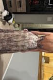 The Dress is beautiful, it has a romantic and vintage vibe.  It fit perfectly & I just had to adjust the length because I'm short.  I loved this dress.  Everything about it is beautiful. - Marilyn C.